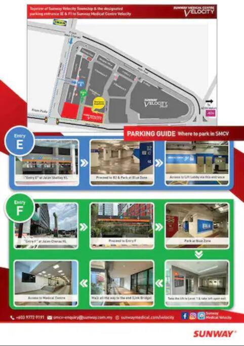 Sunway Velocity Mall Vr3616-2Br 8Pax Mrt Lrt Apartamento Kuala Lumpur Exterior foto